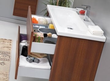 Orka Düden 80 Banyo Dolabı (Çekmeceli) + Boy Dolabı 40 Odeon Beyaz Meşe ( Boy Dolabı Dahildir )