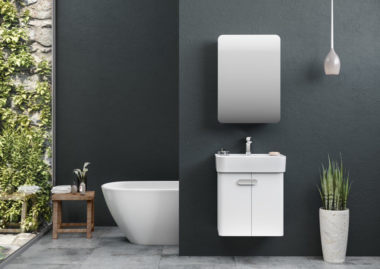Orka Orbit 55 Banyo Dolabı Beyaz