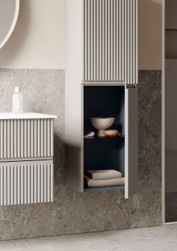 Orka Moonlight 70 Banyo Dolabı + Boy Dolabı 40 Açık Mavi ( Boy Dolabı Dahildir )