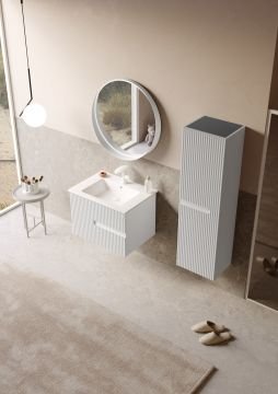 Orka Moonlight 70 Banyo Dolabı Beyaz ( Boy Dolabı Hariçtir )