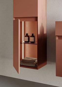 Orka Lusso 120 Banyo Dolabı + Boy Dolabı 40 Antrasit (Boy Dolabı Dahildir)