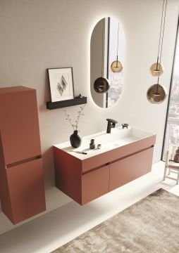 Orka Lusso 120 Banyo Dolabı + Boy Dolabı 40 Tarçin (Boy Dolabı Dahildir)