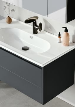 Orka Likya 100 Banyo Dolabı Antrasit (Boy Dolabı Hariçtir)