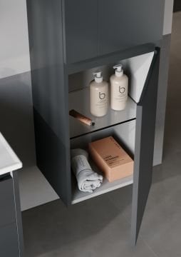 Orka Likya 100 Banyo Dolabı Antrasit (Boy Dolabı Hariçtir)