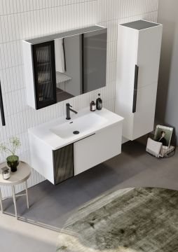 Orka Pure 80 Banyo Dolabı Beyaz (Boy Dolabı Hariçtir)