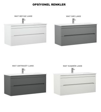 Orka Varna 100 Banyo Dolabı Antrasit ( Boy Dolabı Hariçtir )