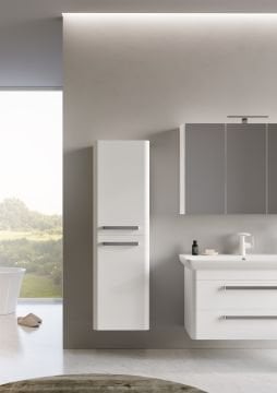 Orka Rose 100 Banyo Dolabı + Boy Dolabı 40 Beyaz ( Boy Dolabı Dahildir )