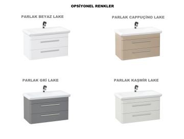 Orka Rose 100 Banyo Dolabı Beyaz ( Boy Dolabı Hariçtir )