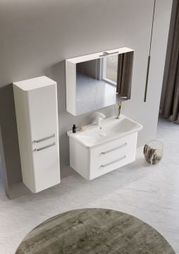 Orka Rose 80 Banyo Dolabı Beyaz ( Boy Dolabı Hariçtir )