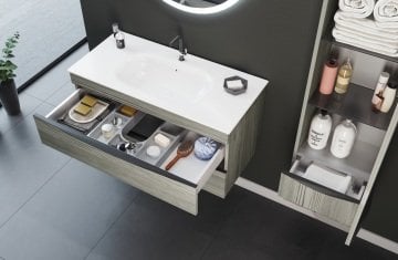 Orka Vento 100 Banyo Dolabı Dublin ( Boy Dolabı Hariçtir )
