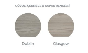 Orka Vento 80 Banyo Dolabı Glasgow ( Boy Dolabı Hariçtir )