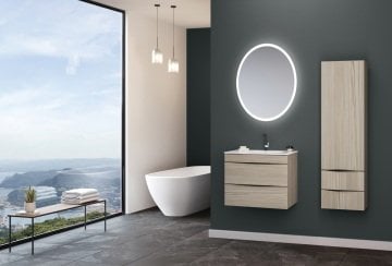 Orka Vento 60 Banyo Dolabı + Boy Dolabı 40 Glasgow ( Boy Dolabı Dahildir )