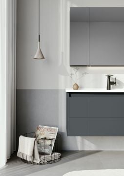 Orka Likya 65 Banyo Dolabı Antrasit (Boy Dolabı Hariç)