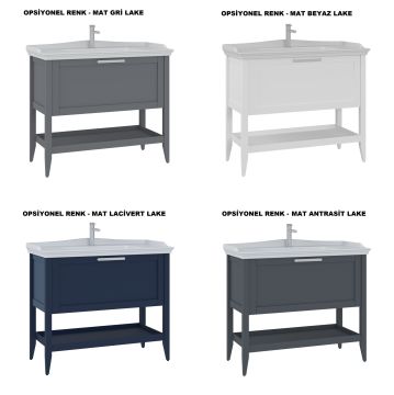 Orka Bastle 65 Banyo Dolabı Antrasit (Boy Dolabı Hariçtir)