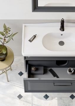 Orka Design 105 Banyo Dolabı Antrasit ( Boy Dolabı Hariçtir )