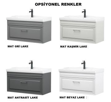 Orka Design 105 Banyo Dolabı Antrasit ( Boy Dolabı Hariçtir )