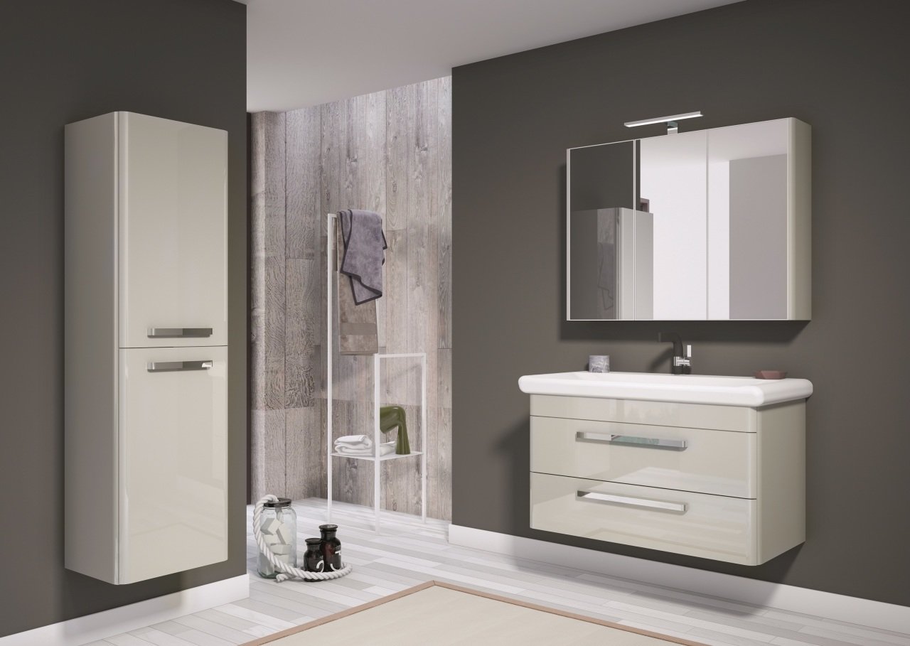 Orka Rose 100 Banyo Dolabı Kaşmir ( Boy Dolabı Hariçtir )