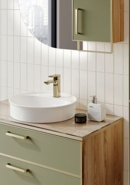 Orka Salerno 60 Banyo Dolabı + Boy Dolabı 40 Legnano / Mat Antrasit ( Boy Dolabı Dahildir )