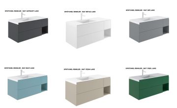 Orka Milano 120 Banyo Dolabı Yeşil ( Boy Dolapları Hariçtir )