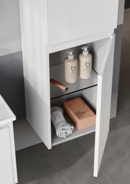 Orka Likya 80 Banyo Dolabı Beyaz (Boy Dolabı Hariç)